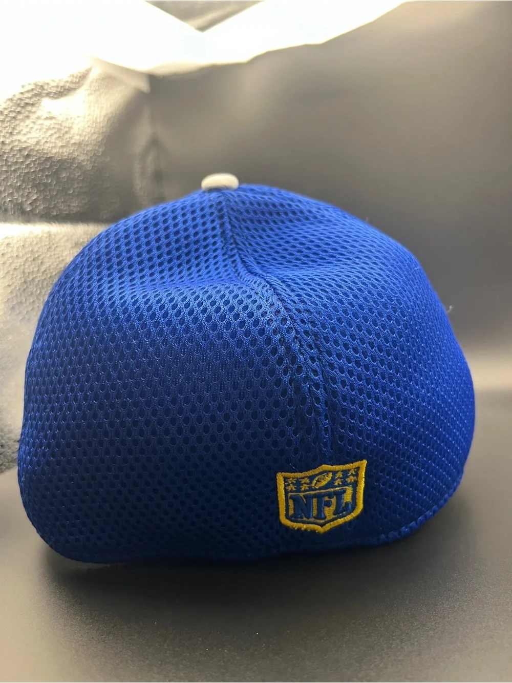New Era Gray & Royal Los Angeles Rams 39THIRTY Stretch-Fit Cap L/XL